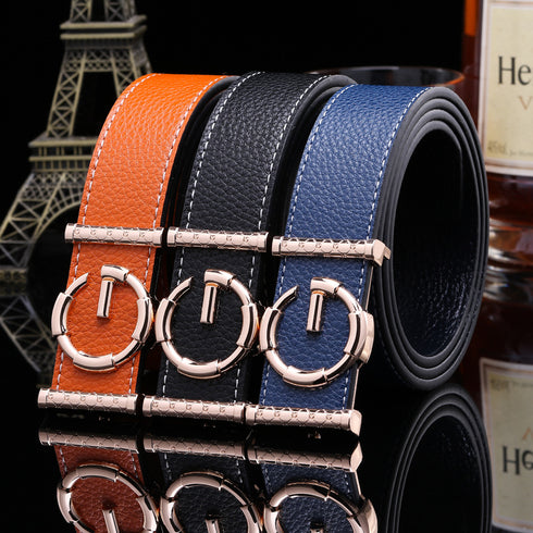 Ladies luxury belts cummerbunds for women G buckle Belt Genuine Leather belt Fashion genuine leather men belts buckle - ROUTINE FASHION